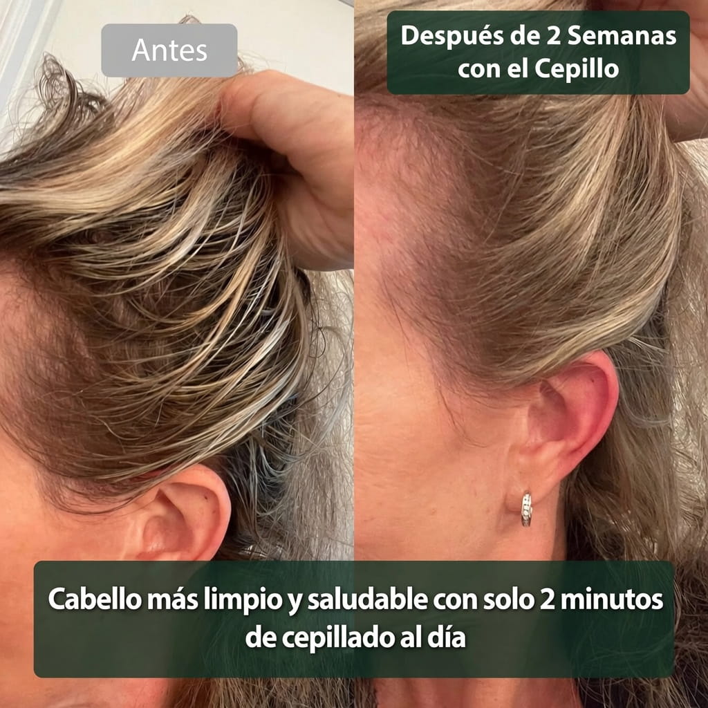 Vayose - Cepillo antigrasa para el cabello sin champú