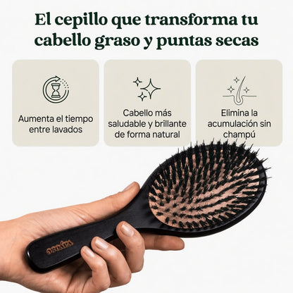 Vayose - Cepillo antigrasa para el cabello sin champú