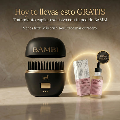 Bambi Mini | Alísate el pelo en 5 minutos. En cualquier lugar.