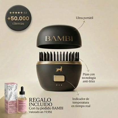 Bambi Mini | Alísate el pelo en 5 minutos. En cualquier lugar.