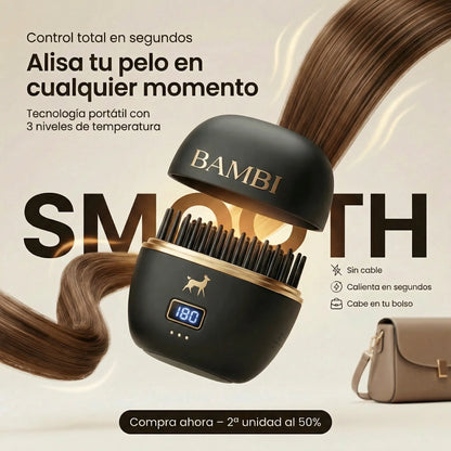 Bambi Mini | Alísate el pelo en 5 minutos. En cualquier lugar.